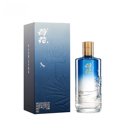 【新品】夏藏·荷花白酒酱香型白酒53度500ml装官方正品白酒纯粮