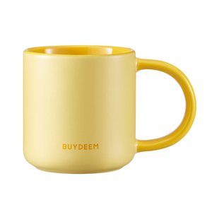 北鼎陶瓷马克杯350ml家用大容量杯子咖啡杯情侣高颜值男女水杯