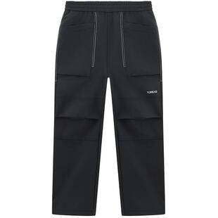 探路者儿童长裤弹力耐磨防泼水2026新款直筒裤伞兵裤户外运动裤