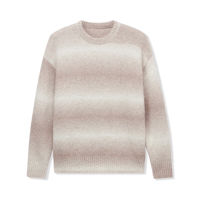 UNICAHOMME渐变艺术羊驼毛毛衣