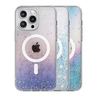 switcheasy适合2024款新苹果16手机壳iphone15promax轻薄防摔流沙保护套全包15max透明渐变软硬可挂绳小红书