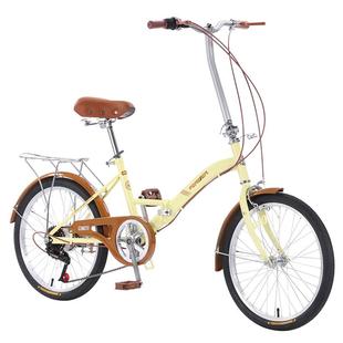 永久折叠自行车成人超轻便携可放后备箱女式变速代步通勤车学生车