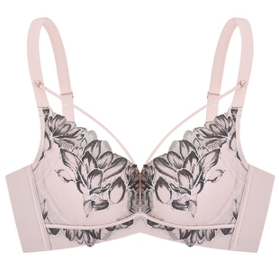 商场同款MYBODY内衣女精致蕾丝云感舒适小胸聚拢有钢圈微调型文胸