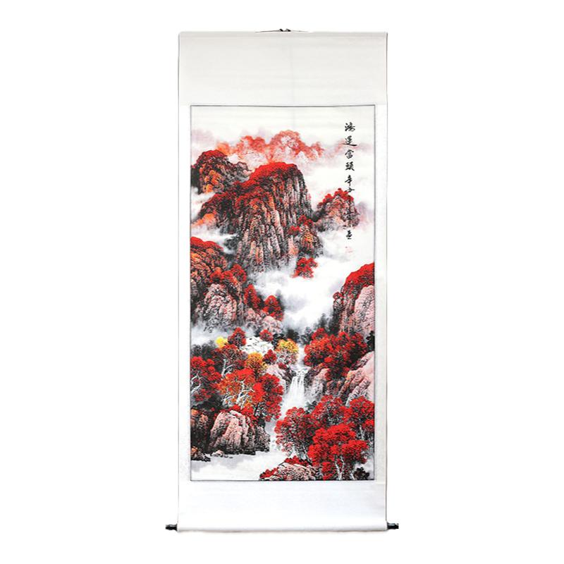 国画山水挂画装饰画玄关挂画