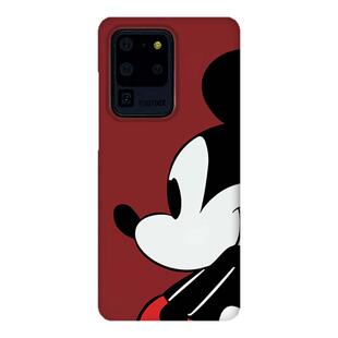 红色简约ins适用用三星S25ultra手机壳红色s24/s23/s22note20ultra半包硬壳韩国涂层菲林个性创意新款