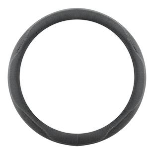 新款方向盘套四季超薄透气麂皮绒四季通用D型防滑翻毛皮汽车把套