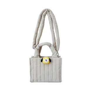 BT21 PLUSH BADGE PADDING BAG 蓬蓬包 手提包斜挎包 可爱