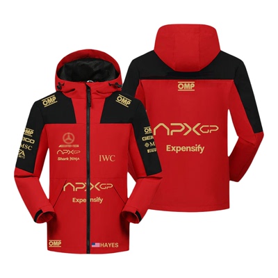 定制F1狂飙飞车电影赛车手冲锋衣