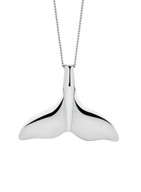 新西兰MH鱼尾项链白金纯银海豚