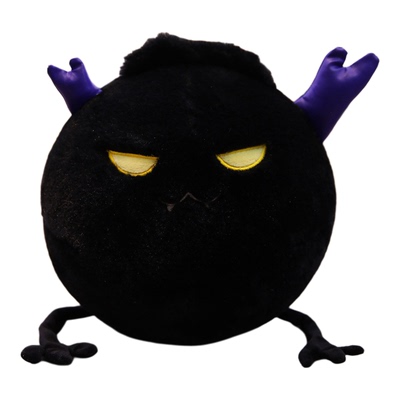 阴阳师周边黑白师茨球团子抱枕