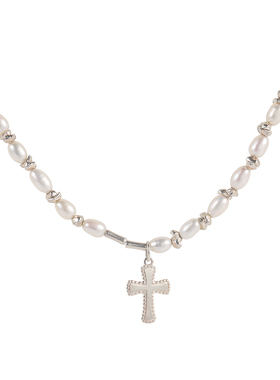 Hihipenny/神圣之舞天然珍珠锁骨链米珠元宝碎银设计感项链戒指女