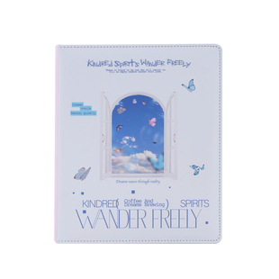 追星收纳蝶梦之窗四宫格紧凑拍立得相册活页专辑小卡明星集卡3寸单格卡册高颜值一宫格卡册迷你三寸相册本