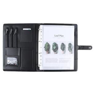 a4多功能文件夹皮质商务谈客夹销讲夹置业顾问经理夹定制合同签约开单本谈单夹售楼部4s汽车销售夹房产活页夹