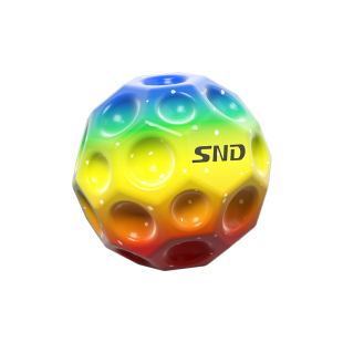 SND手腕弹力球带绳月球石儿童腕力球发光回弹甩甩球神器小孩玩具