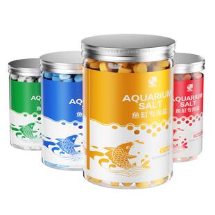 鱼缸观赏鱼专用盐海盐非杀菌鱼药盐水族锦鲤烂尾白点净养鱼矿物盐