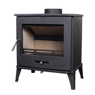 复古真火壁炉燃木柴铸铁取暖炉家用别墅烧木柴取暖器真火木柴火炉