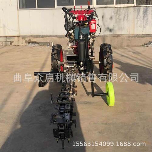 手扶链条管路电缆开沟机 手推开挖沟槽小型链条开沟机胡同开沟机