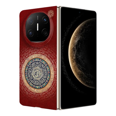 适用华为MateX6典藏版折叠手机壳X5/X7轻薄保护套大孔六字真言Huawei三折叠MateXTs防摔磁吸硬壳X3裸机感后壳