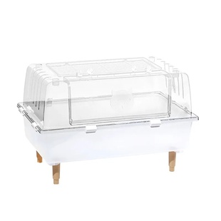 小仓鼠金丝熊笼子透明亚克力大空间60基础笼豪华造景别墅防越狱