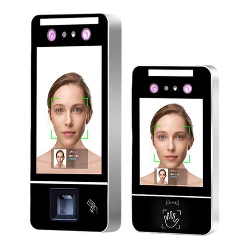 动态人脸识别门禁系统一体机小区玻璃门考勤刷卡密码电插锁磁力锁