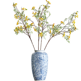 清汤卧果马桑果仿真树枝绿植客厅塑料假花艺术装饰摆件仿真花