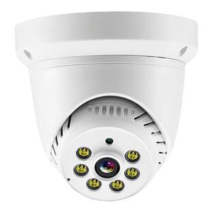 监控器无线WIFI家用手机远程摄影头室内店铺吸顶360度全景摄像头