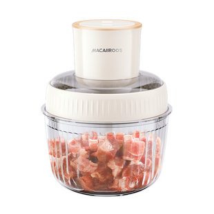 迈卡罗绞肉机家用全自动多功能电动辅食机打肉馅碎肉料理搅拌机