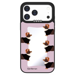 iPhone镜面防摔小狗可爱手机壳