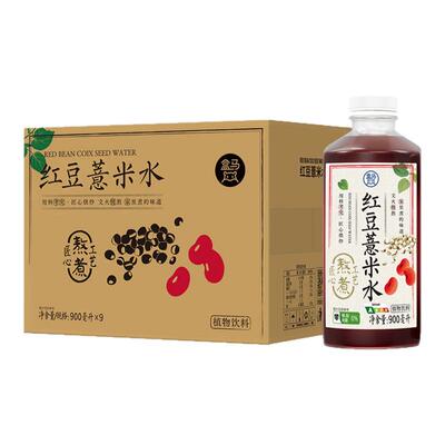 盒马 红豆薏米水 900ml*9瓶