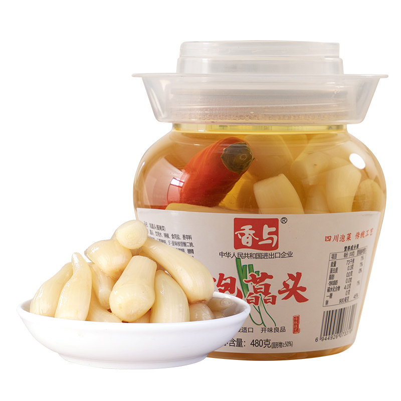 四川特产泡菜泡藠头茭头下饭菜农腌制/榨菜/泡菜