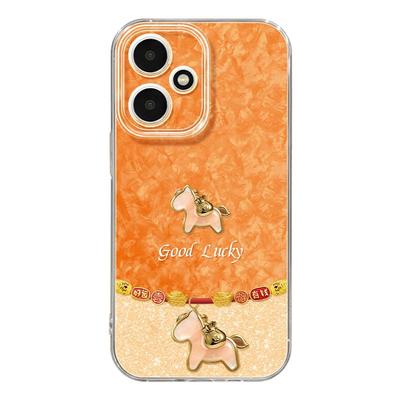 适用荣耀500手机壳女款400pro保护套90gt防摔80硅胶300全包70pro+高级se橙色100马年50青春版200新年pro软壳