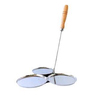 食品级不锈钢油炸锅巴粑粑模具不粘模子炸虾饼勺子海蛎饼土豆饼