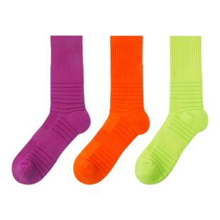 马拉松专业跑步袜子男女中筒加厚毛巾底羽毛球耐磨长袜专用运动袜