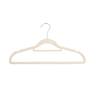 怡岚植绒衣架防滑日式收纳神器家用宿舍整理师卧室衣柜专用不起包