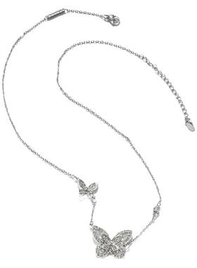 锆石铜O字链女蝴蝶百搭