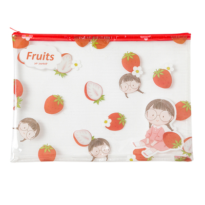 三年二班大容量塑料学生用文件袋