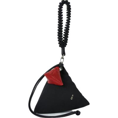 【38开门红】Ader Error 夏女带缀饰尼龙黑色手提包