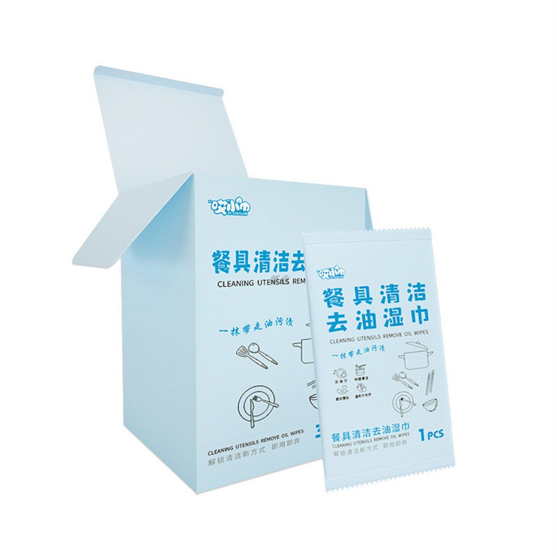 一次性洗碗去油污洗洁精湿纸巾