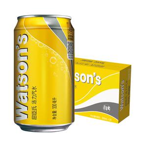 屈臣氏苏打汽水汤力味碳酸饮料气泡调酒搭配