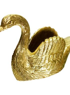 费灵家居黄铜手工制品水果叉收纳