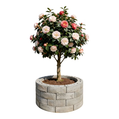 控根器围栏盆栽树桩水泥模具