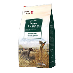畅享狗粮贵宾泰迪比熊金毛拉布拉多鸡肉燕麦幼犬粮10KG优盾大包邮