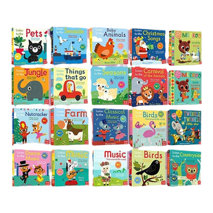 Listen to the Music我的小小音乐厅The Story Orchestra古典音乐第一本管弦乐队Usborne尤斯伯恩奇妙发声书Nosy Crow第一本交响乐