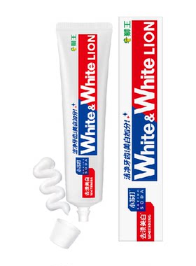 狮王WHITE小苏打葡萄柚美白牙膏