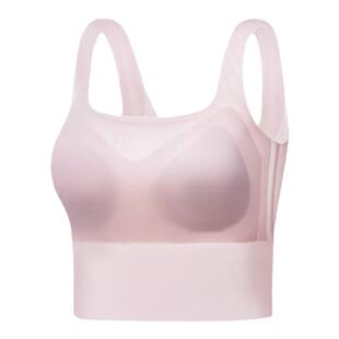 打底背心女夏季白衬衫防透内搭无痕冰丝内衣吊带胸垫一体防走光