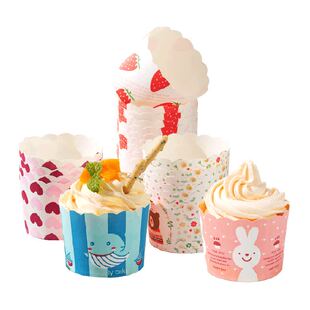 包邮新良顶厨蛋糕纸杯小蛋糕纸托烘焙模具空气炸锅烤箱专用