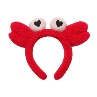 可爱毛绒洗脸专用发箍女款化妆头箍2023新款防滑卡通压发发卡头饰