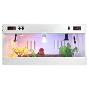 饲养箱鬃狮恒温蜥蜴守宫乌龟刺猬智能保温箱pvc饲养箱爬宠恒温箱