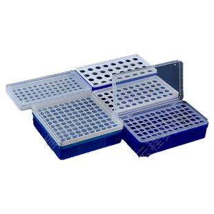 塑料离心管盒0.2/0.5/1.5ML/5ml离心管连盖盒子 离心盒 冰盒PCR管盒 聚丙烯材质耐高温