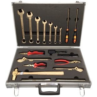 防爆工具组合套装油站专用防磁防静电铜合金无火花组合防爆工具箱